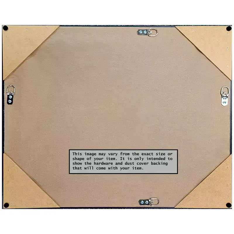 Miroir mural en bois avec cadre en bronze