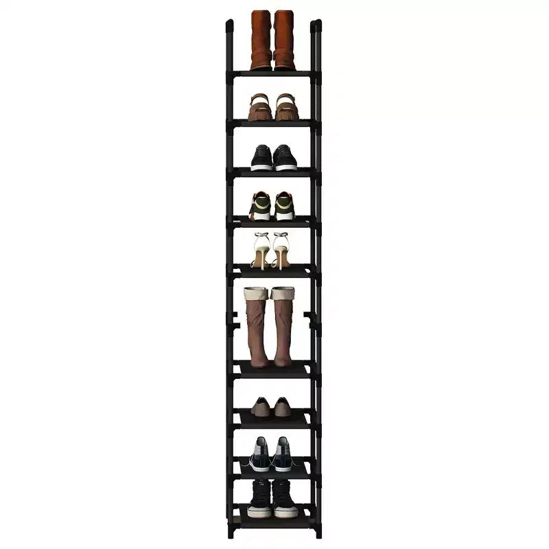 Étagère à chaussures métallique range-chaussures