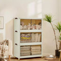 Collapsible Storage Bins with Lids & Lockable Wheels Plastic Closet Organizers Storage Drawer for Office Bedroom & Home