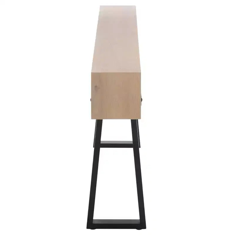 Console de commande pour jambe en acier