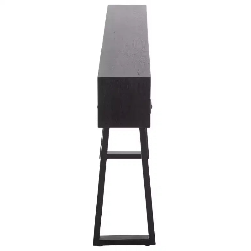 Console de commande pour jambe en acier