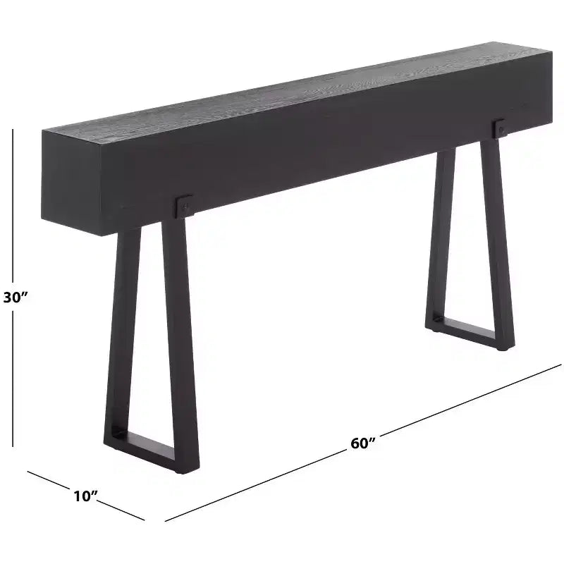 Console de commande pour jambe en acier
