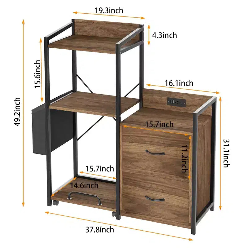 Meuble de classement à deux tiroirs
