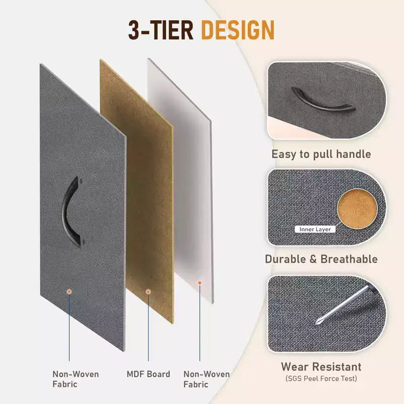 Coiffeuse à 5 tiroirs avec armoire de rangement à cadre métallique