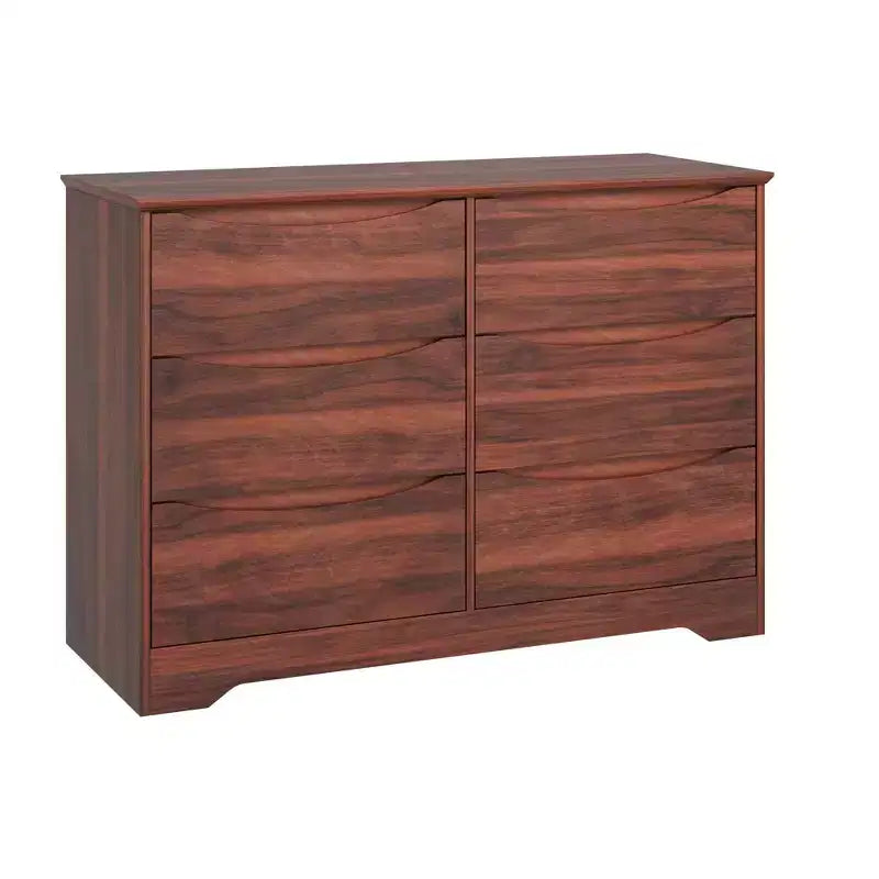 Meuble de rangement à double tiroir en bois pour chambre à coucher