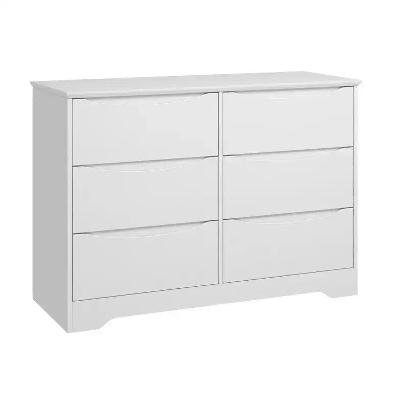 Meuble de rangement à double tiroir en bois pour chambre à coucher