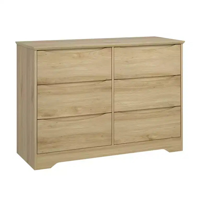 Meuble de rangement à double tiroir en bois pour chambre à coucher