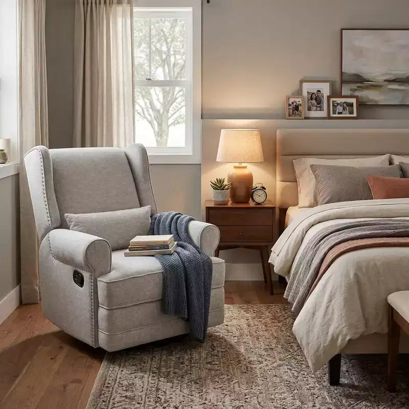 Fauteuil inclinable à bascule et pivotant