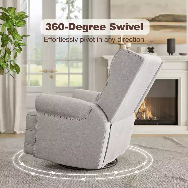 Fauteuil inclinable à bascule et pivotant