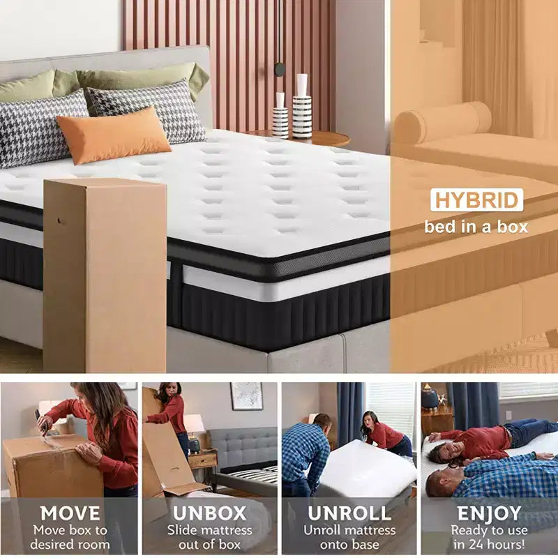 Matelas en mousse à mémoire de forme Queen Size