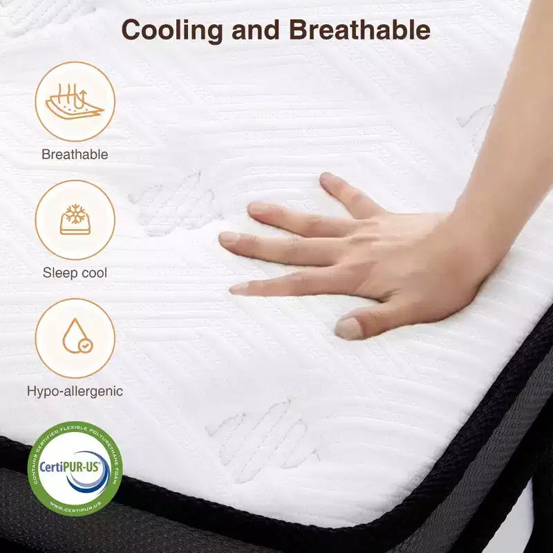 Matelas en mousse à mémoire de forme Queen Size