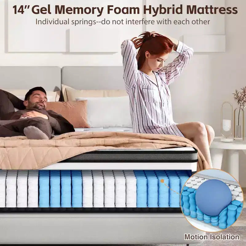 Matelas en mousse à mémoire de forme Queen Size