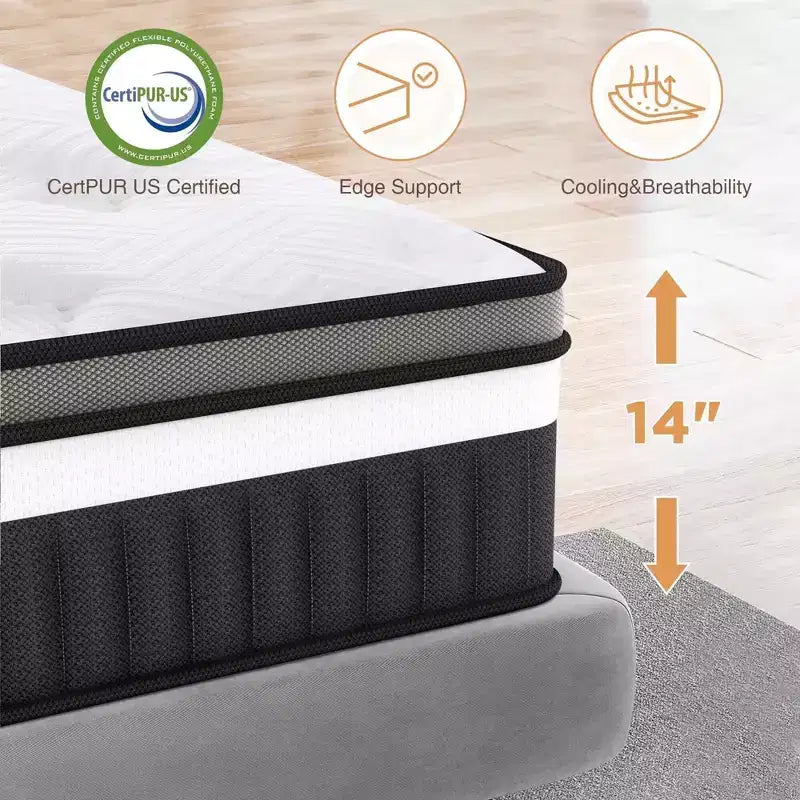 Matelas en mousse à mémoire de forme Queen Size