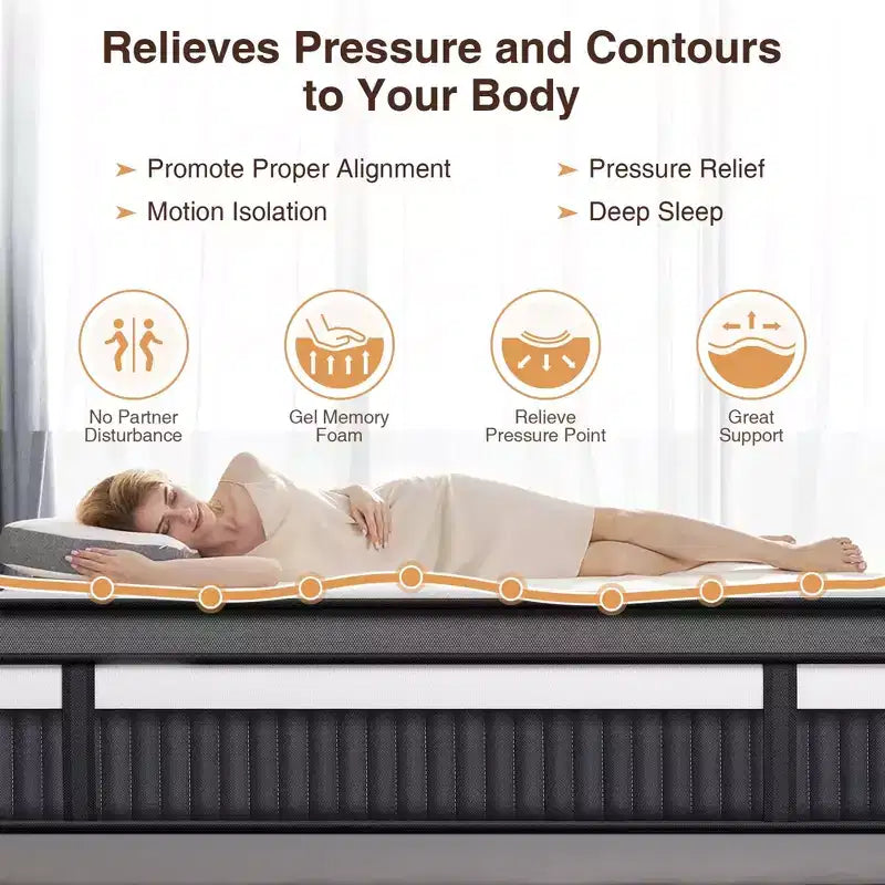 Matelas en mousse à mémoire de forme Queen Size