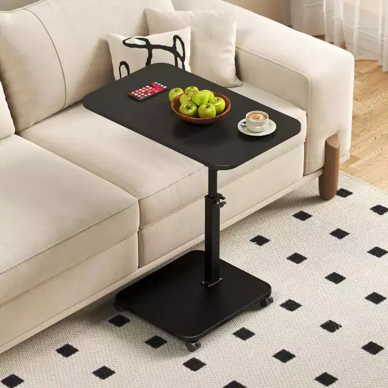 Table d'appoint en C, réglable en hauteur