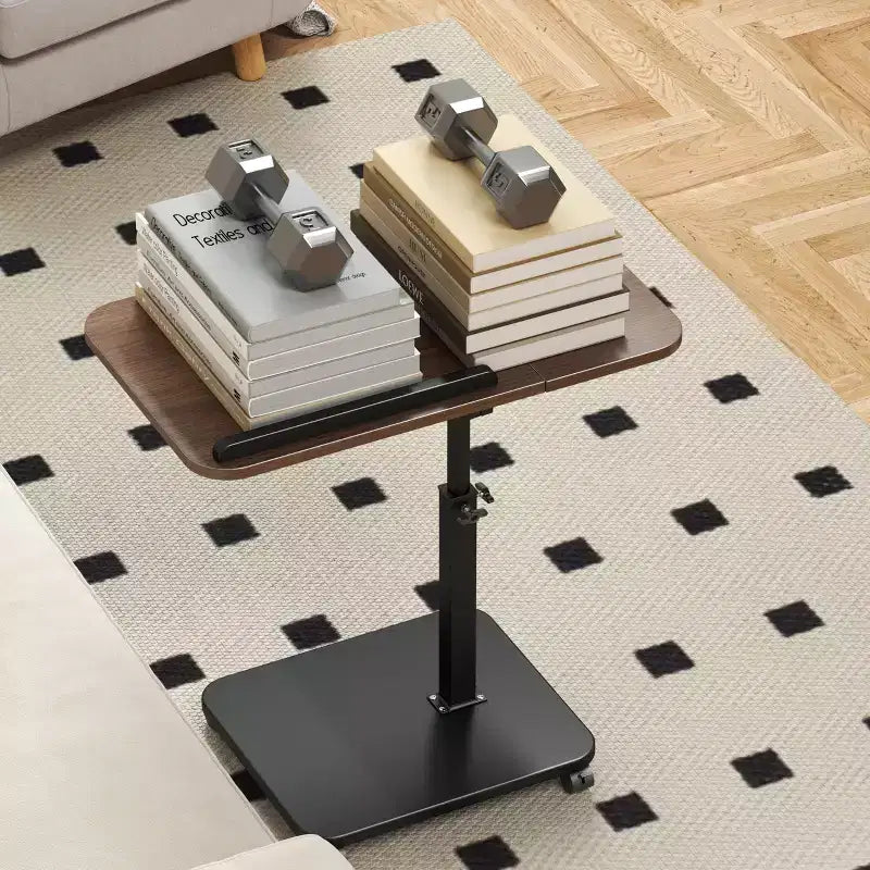 Table d'appoint en C, réglable en hauteur
