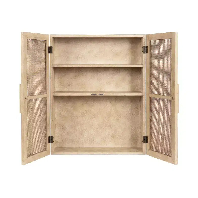Armoire double en osier