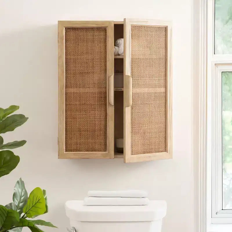 Armoire double en osier