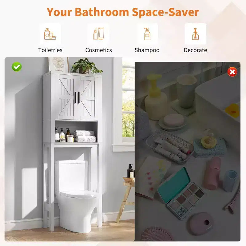 Meuble de rangement de salle de bain sur pied