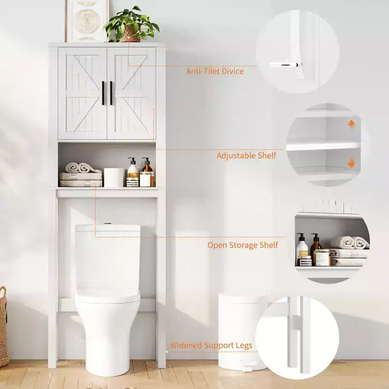 Meuble de rangement de salle de bain sur pied