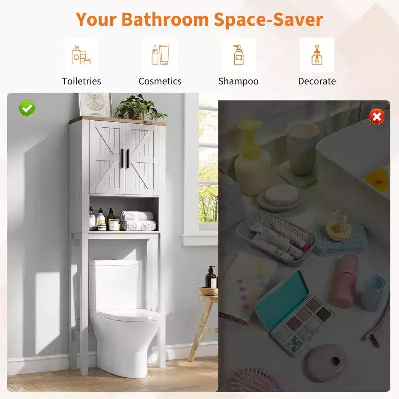 Meuble de rangement de salle de bain sur pied