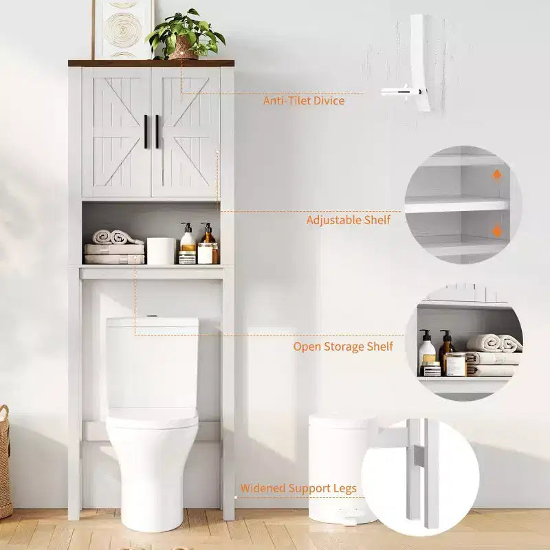 Meuble de rangement de salle de bain sur pied