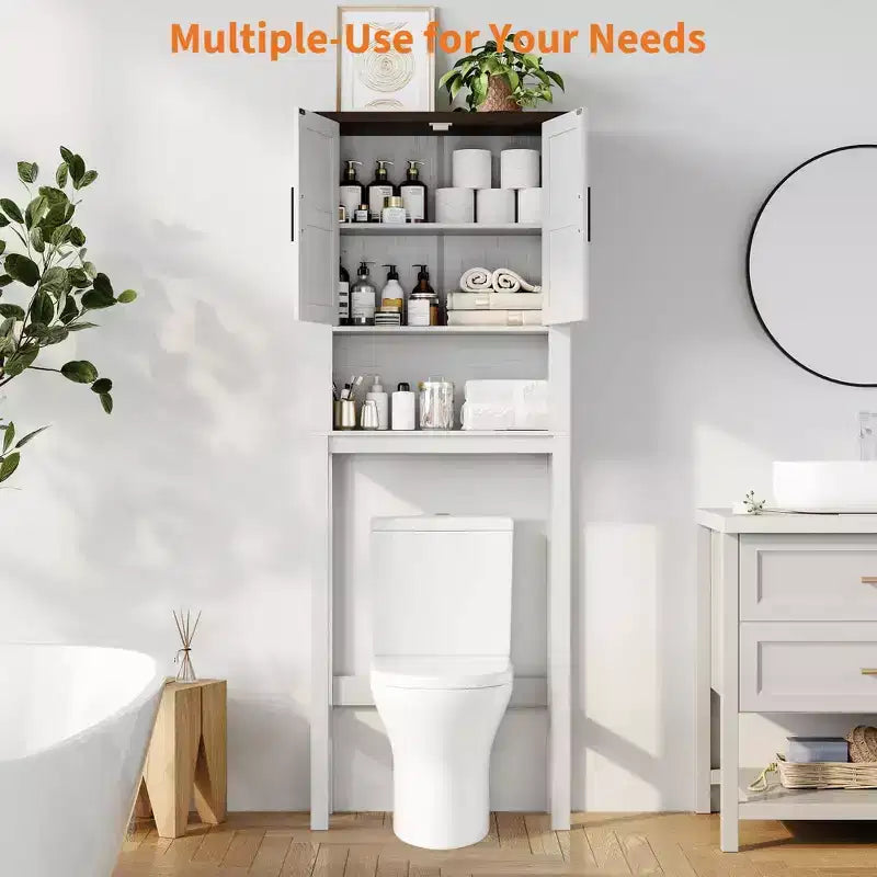 Meuble de rangement de salle de bain sur pied