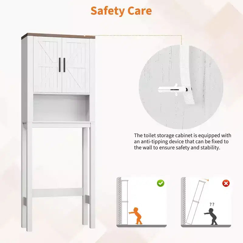 Meuble de rangement de salle de bain sur pied