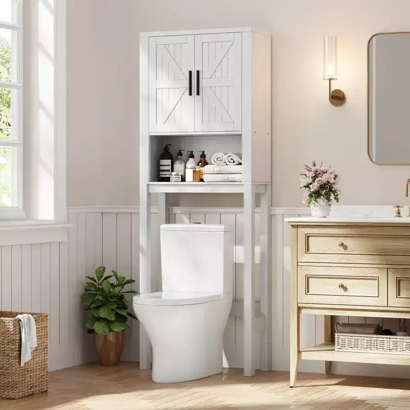 Meuble de rangement de salle de bain sur pied