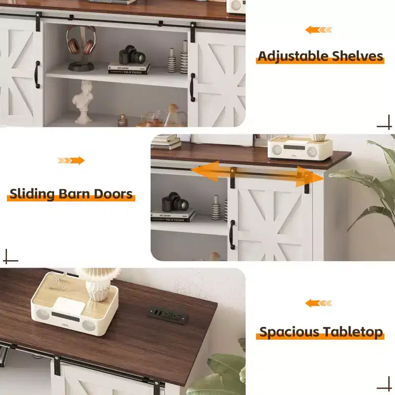 Meuble TV de style ferme moderne