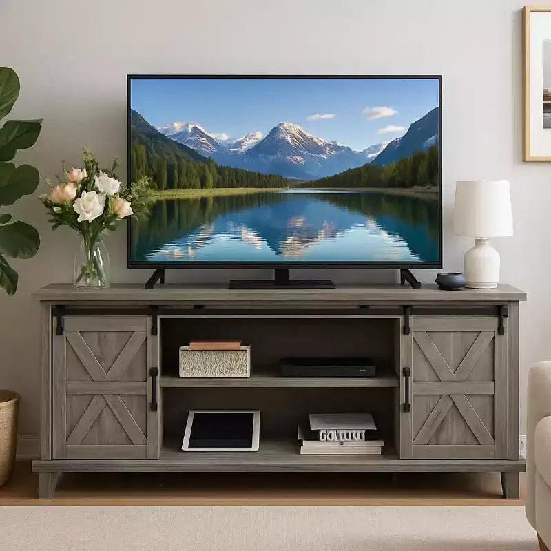 Meuble TV de style ferme moderne