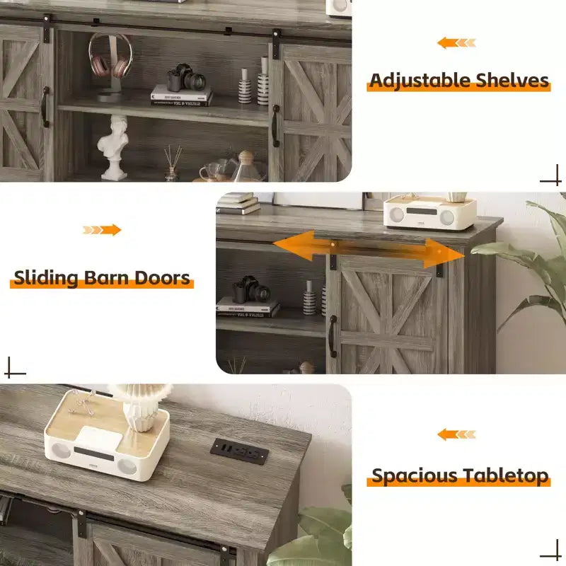 Meuble TV de style ferme moderne