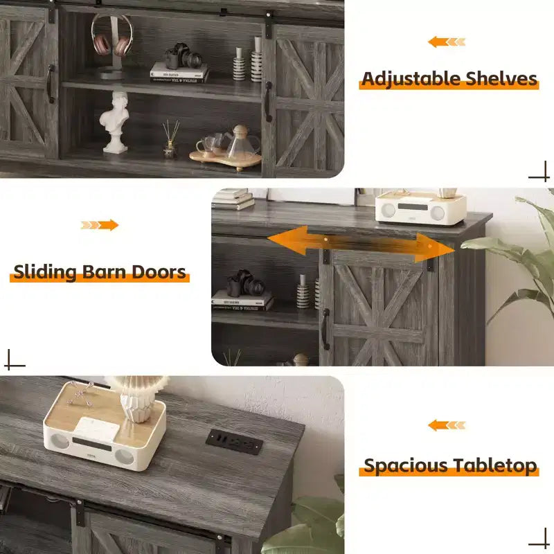 Meuble TV de style ferme moderne