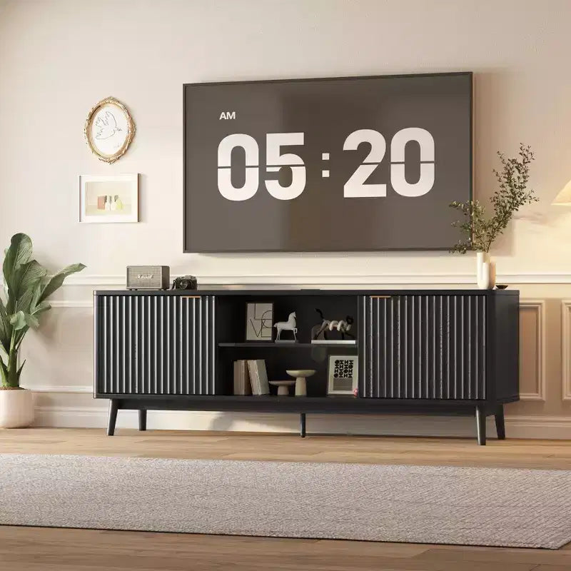 Meuble TV noir moderne