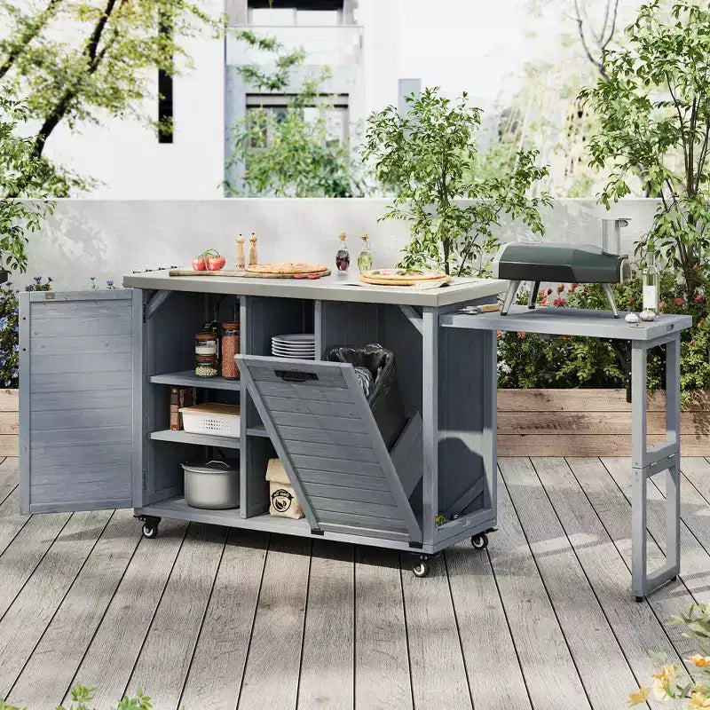 Ilot de cuisine extérieure