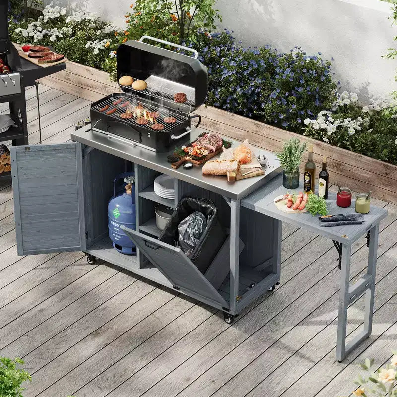 Ilot de cuisine extérieure