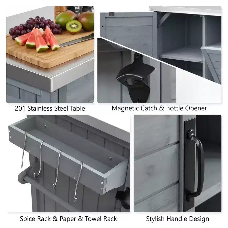 Ilot de cuisine extérieure