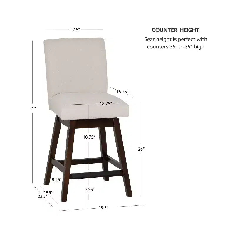 Tabourets de bar (bois couleur naturelle)