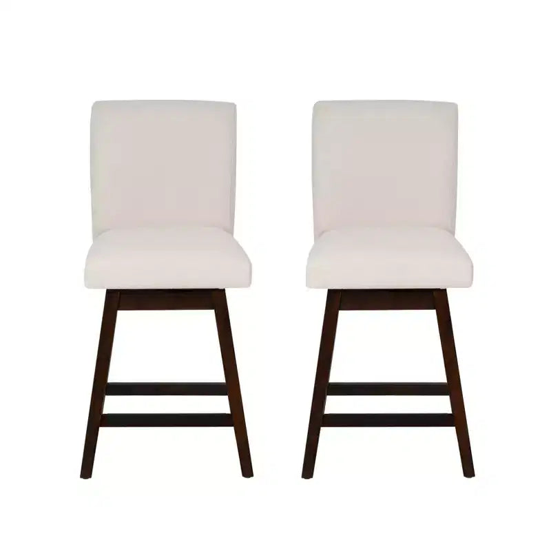 Tabourets de bar (bois couleur naturelle)
