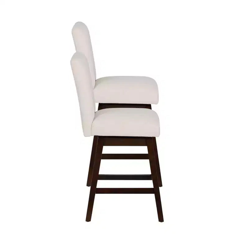 Tabourets de bar (bois couleur naturelle)