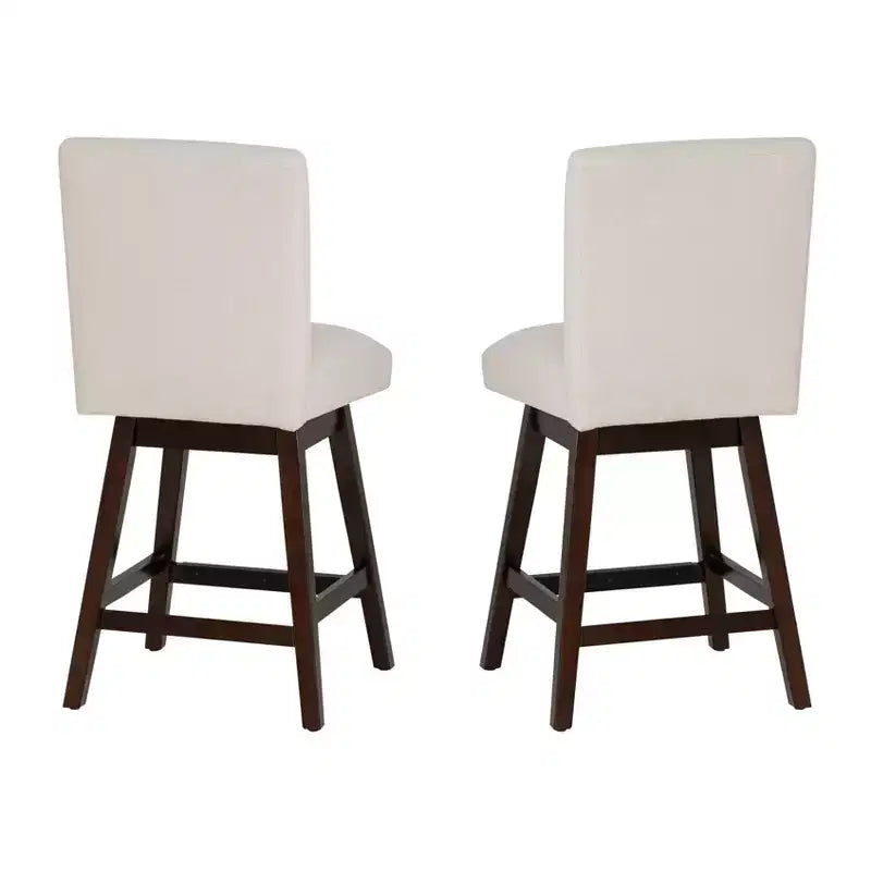 Tabourets de bar (bois couleur naturelle)