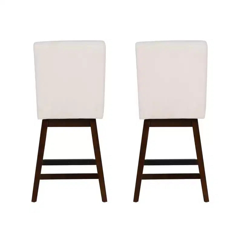 Tabourets de bar (bois couleur naturelle)