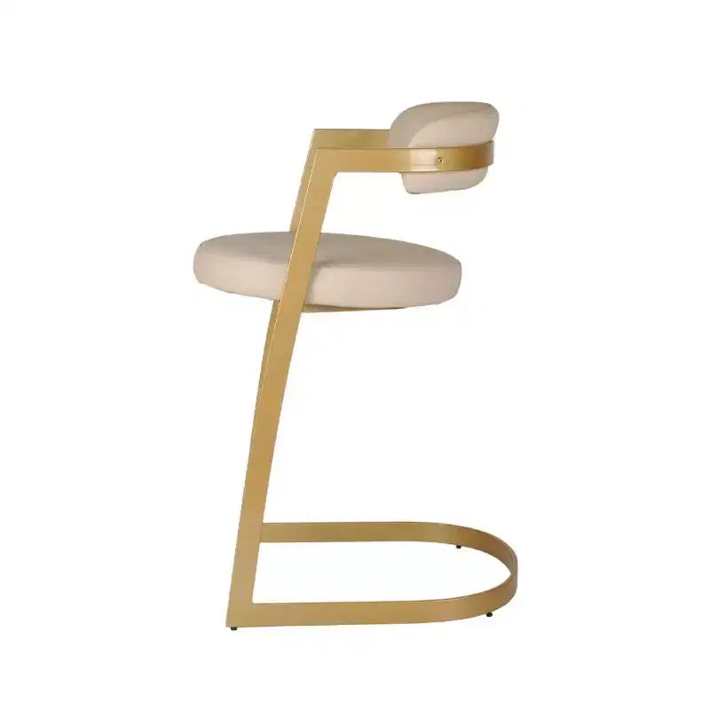 Tabourets de bar dorés