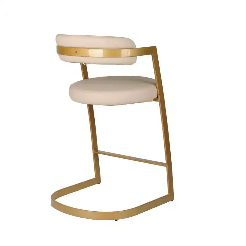 Tabourets de bar dorés
