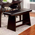24/7 Shop At Home Bronswood: Upholstered Indoor Kitchen Bench Bedroom Seating Small Rectangle Shape