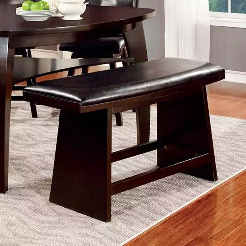 24/7 Shop At Home Bronswood: Upholstered Indoor Kitchen Bench Bedroom Seating Small Rectangle Shape