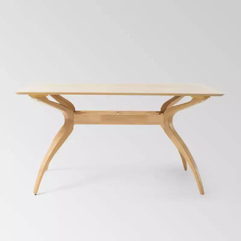 Christopher Knight Home Salli Rectangular Dining Table - Natural Oak: Seats 6 59" Length Kitchen Table