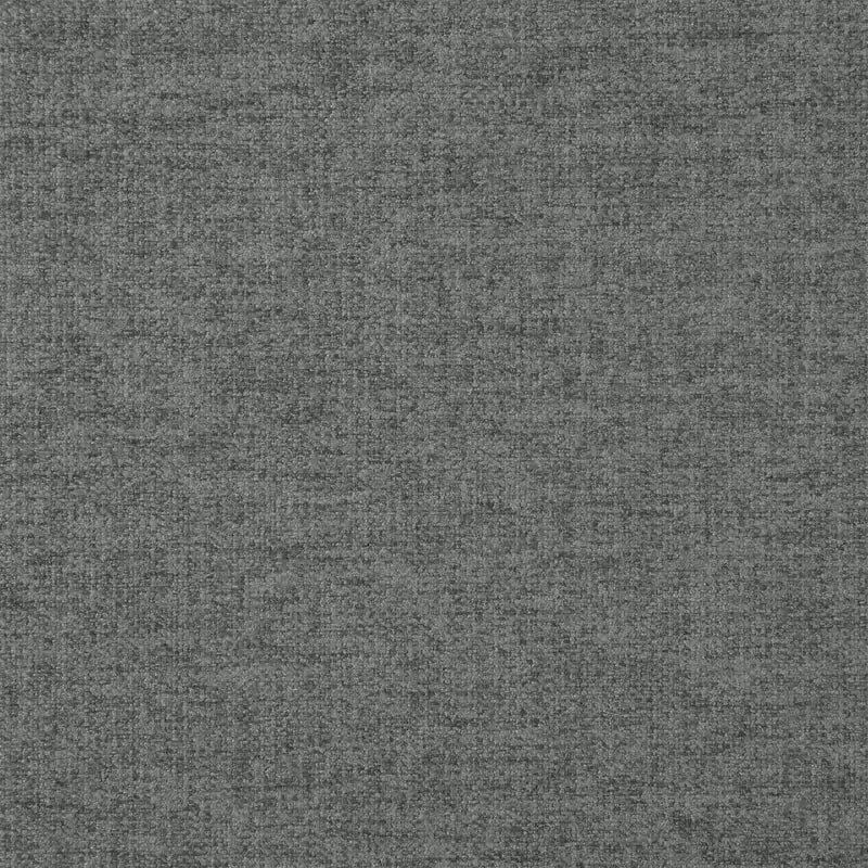 Pouffe de rangement en tissu gris doux avec plateau rabattable