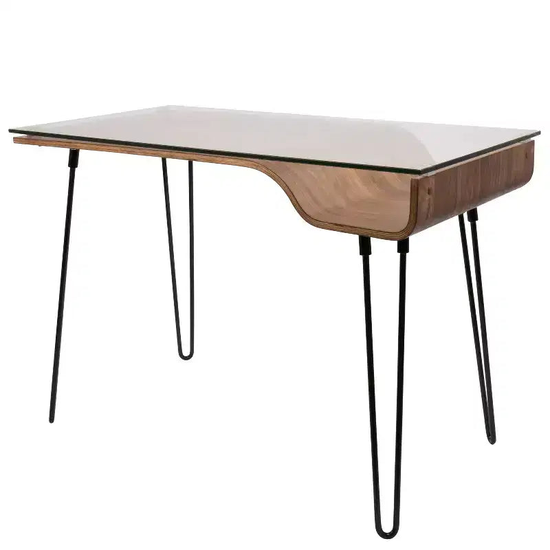 Bureau en noyer de style médiéval-moderne