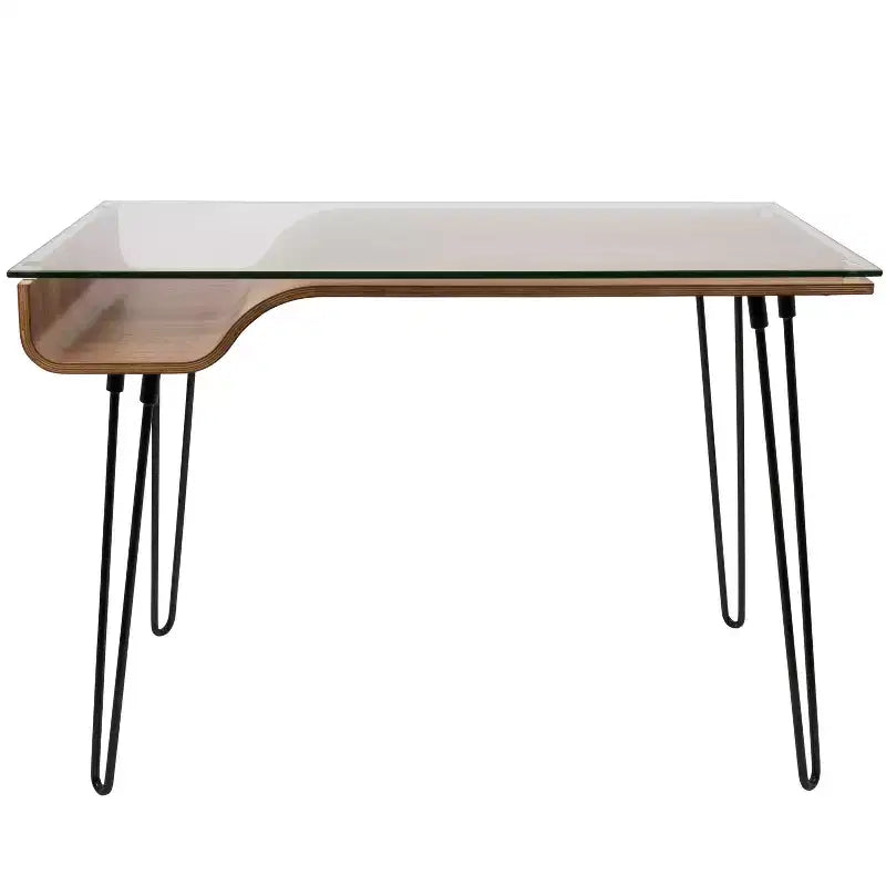 Bureau en noyer de style médiéval-moderne